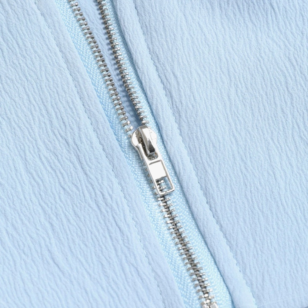 Solid Texture Crop Top - Picture 3 of 3